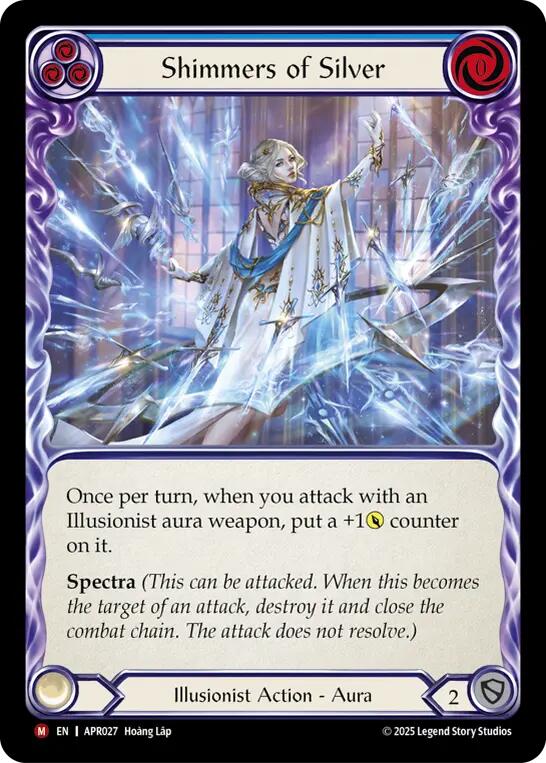 Shimmers of Silver [APR027] (Armory Deck: Legends Prism) | Pegasus Games WI