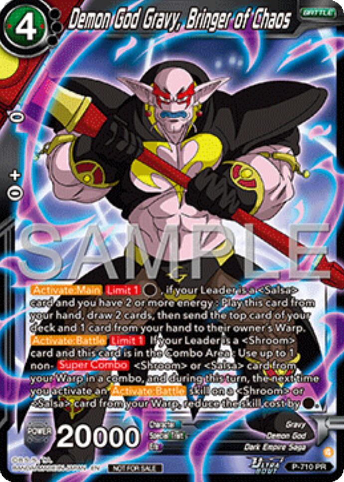 Demon God Gravy, Bringer of Chaos (Ultra-Bout Series Tournament Pack Vol.13) (P-710) [Tournament Promotion Cards] | Pegasus Games WI