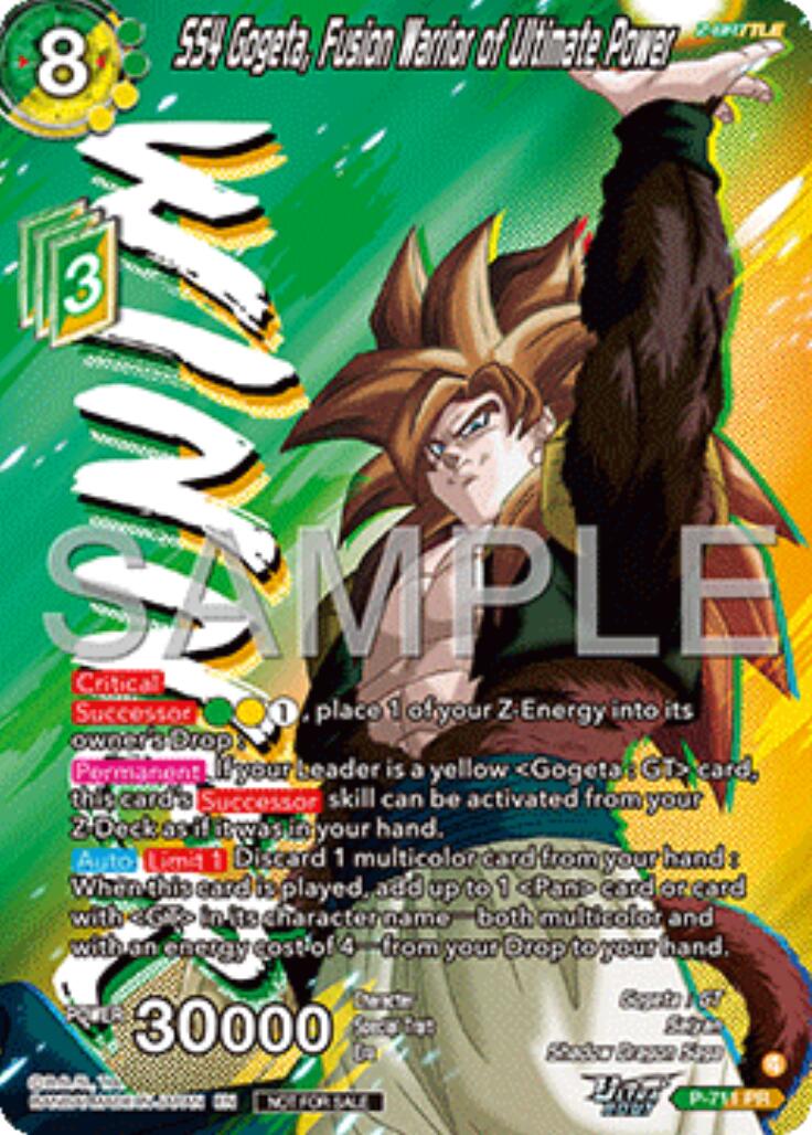 SS4 Gogeta, Fusion Warrior of Ultimate Power (Ultra-Bout Series Tournament Pack Vol.13) (Winner) (P-711) [Tournament Promotion Cards] | Pegasus Games WI