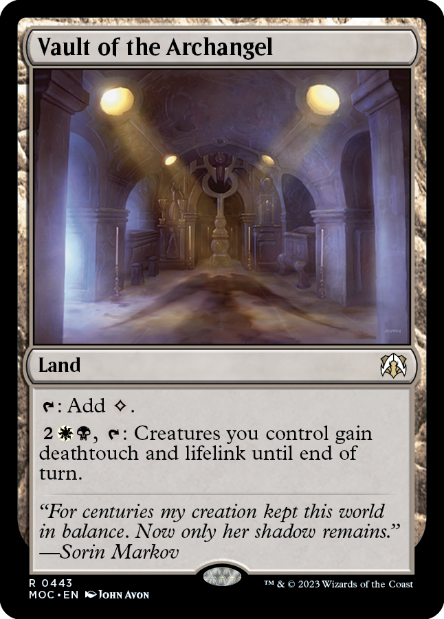 Vault of the Archangel [March of the Machine Commander] | Pegasus Games WI