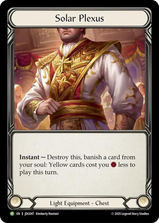 Solar Plexus [JDG047] (Promo)  Cold Foil | Pegasus Games WI