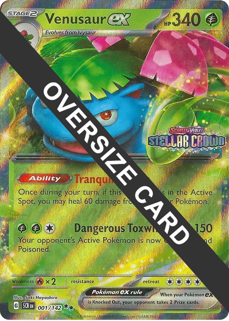 Venusaur ex (001/142) (Jumbo Card) [Miscellaneous Cards] | Pegasus Games WI