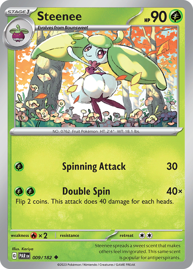 Steenee (009/182) [Scarlet & Violet: Paradox Rift] | Pegasus Games WI