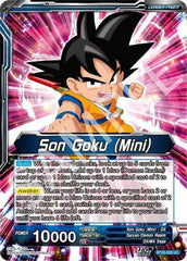Son Goku (Mini) // SS Son Goku (Mini), New Adventure (SLR) (BT28-028) [Prismatic Clash] | Pegasus Games WI
