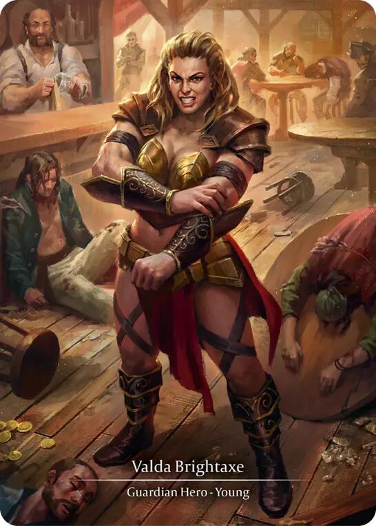 Valda Brightaxe (Marvel) [MPG002] (Mastery Pack Guardian)  Cold Foil | Pegasus Games WI