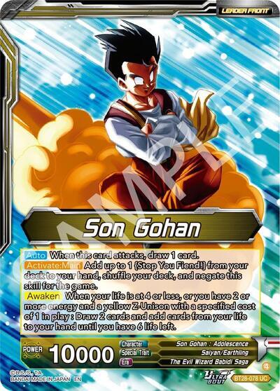 Son Gohan // Great Saiyaman, Love of Justice (SLR) (BT28-078) [Prismatic Clash] | Pegasus Games WI