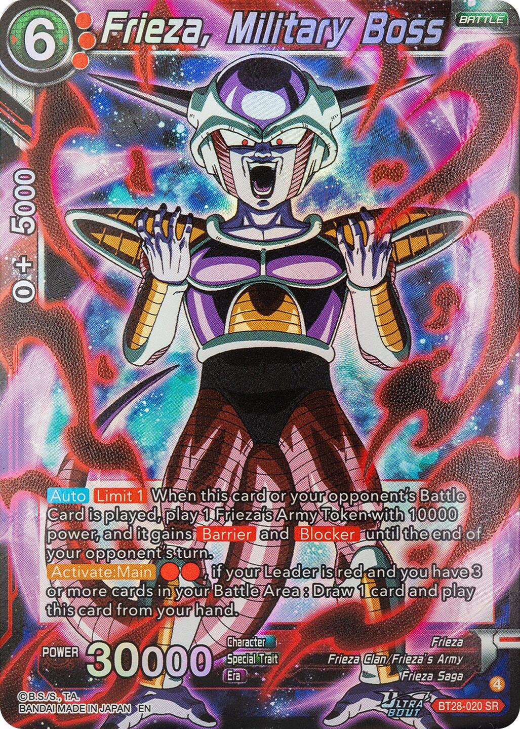 Frieza, Military Boss (BT28-020) [Prismatic Clash] | Pegasus Games WI