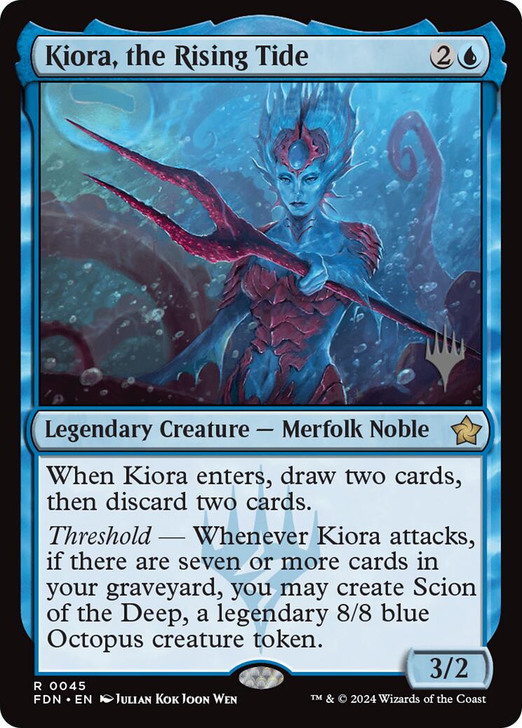 Kiora, the Rising Tide [Edge of Eternities Promo Pack] | Pegasus Games WI