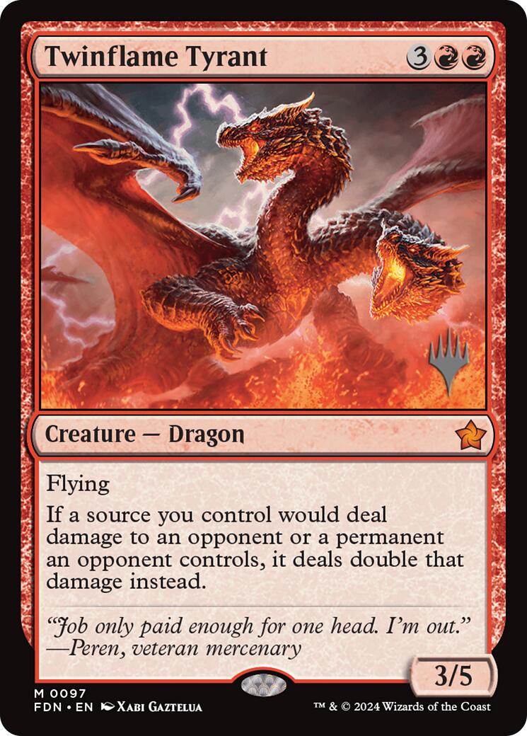 Twinflame Tyrant [Edge of Eternities Promo Pack] | Pegasus Games WI