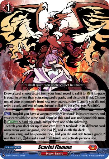 Scarlet Flamme (D-PR-904EN) [DZ-BT10: Dragonsoul Resonance] | Pegasus Games WI