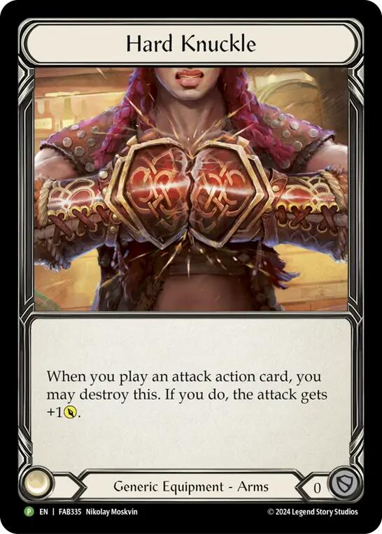 Hard Knuckle [FAB335] (Promo)  Cold Foil | Pegasus Games WI