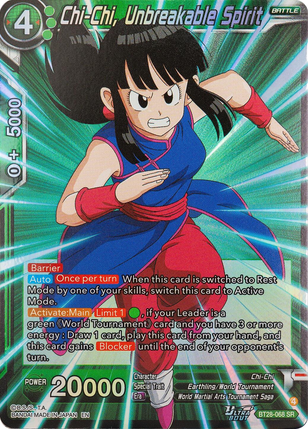 Chi-Chi, Unbreakable Spirit (BT28-068) [Prismatic Clash] | Pegasus Games WI