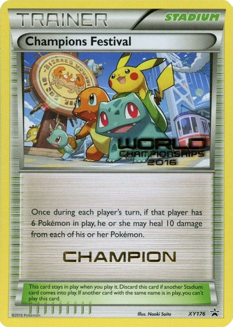 Champions Festival (XY176) (2016 Champion) [XY: Black Star Promos] | Pegasus Games WI