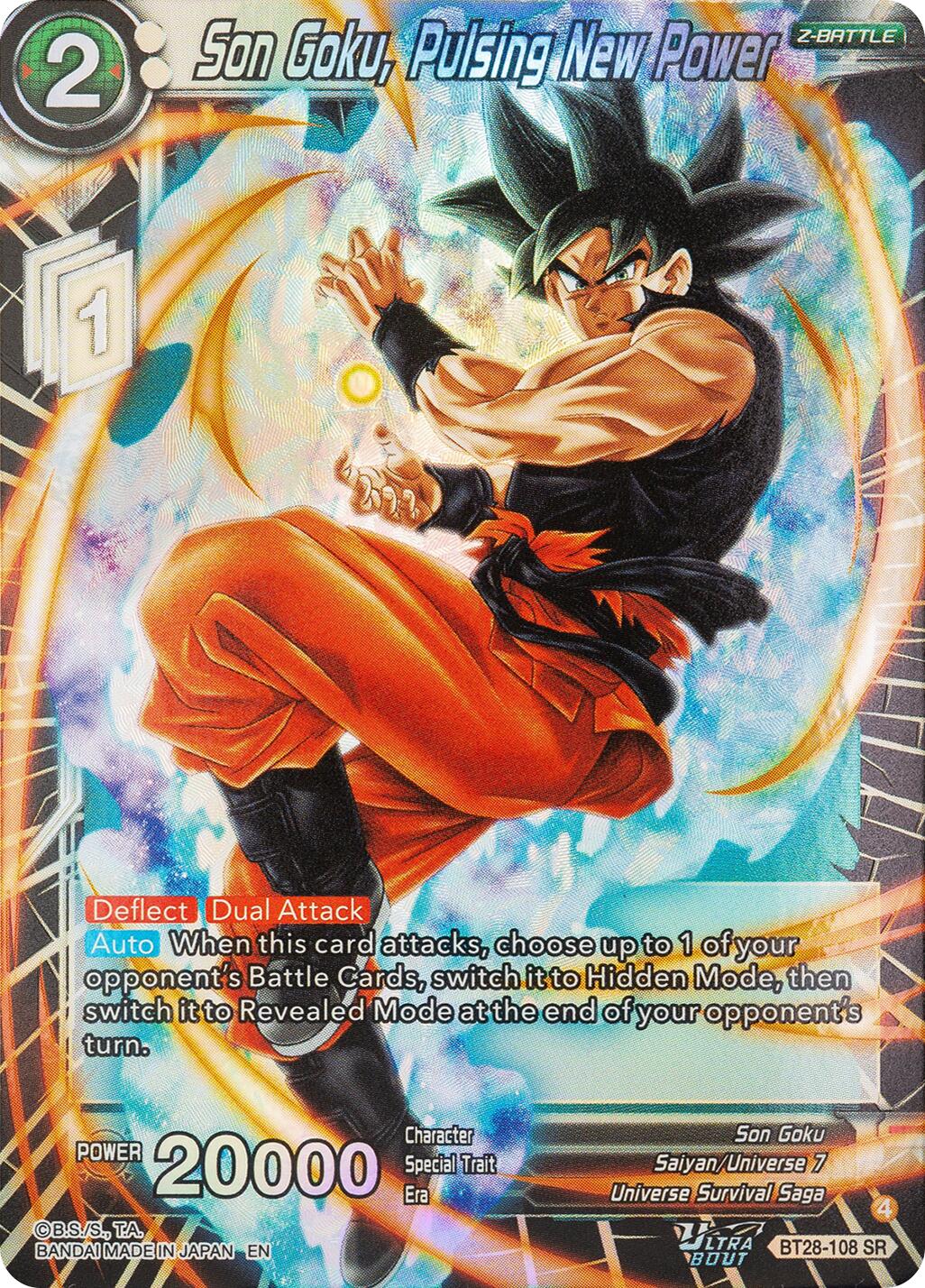 Son Goku, Pulsing New Power (BT28-108) [Prismatic Clash] | Pegasus Games WI