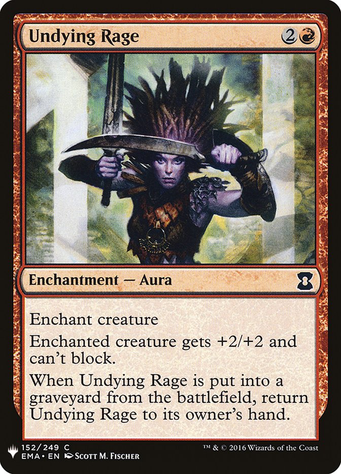 Undying Rage [Mystery Booster] | Pegasus Games WI