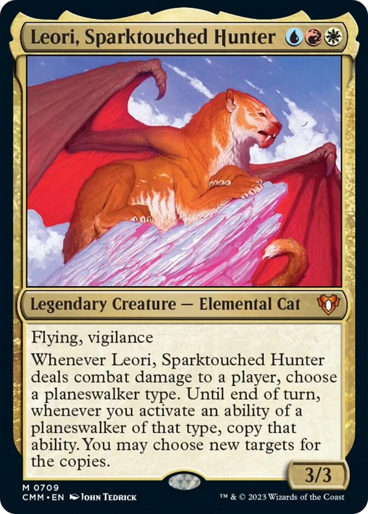 Leori, Sparktouched Hunter [Commander Masters] | Pegasus Games WI