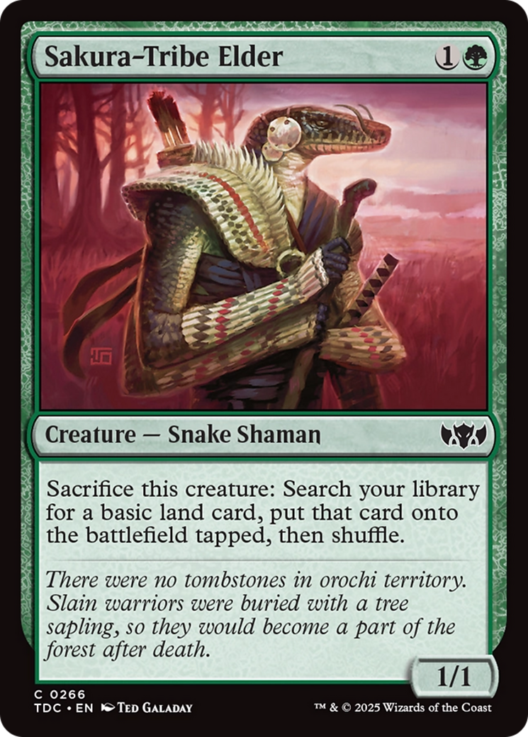 Sakura-Tribe Elder [Tarkir: Dragonstorm Commander] | Pegasus Games WI
