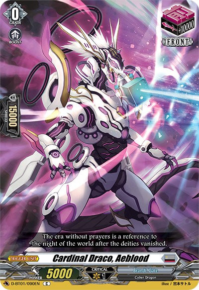 Cardinal Draco, Aeblood (D-BT01/090EN) [Genesis of the Five Greats] | Pegasus Games WI