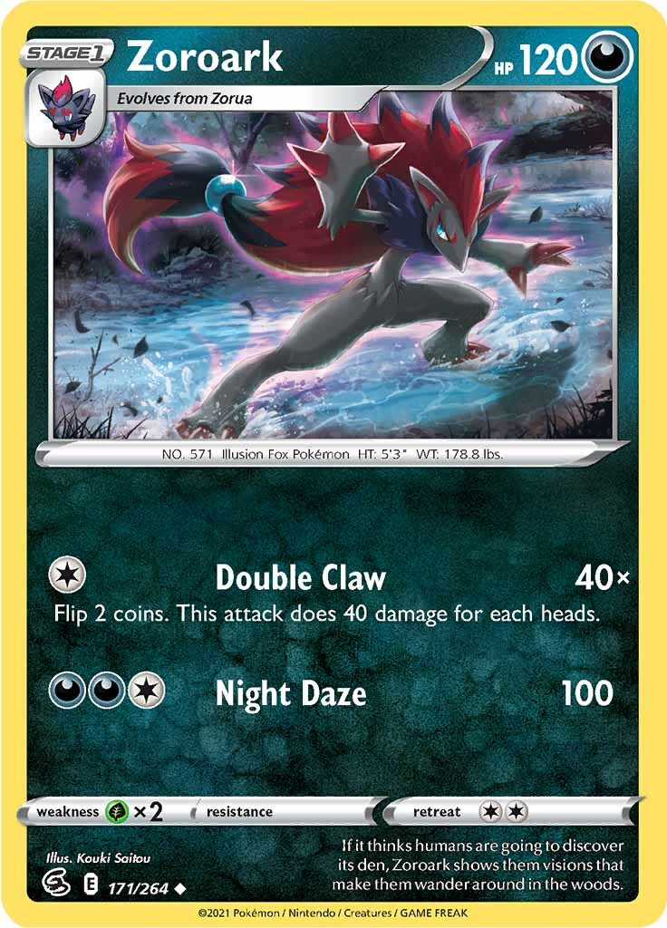 Zoroark (171/264) [Sword & Shield: Fusion Strike] | Pegasus Games WI