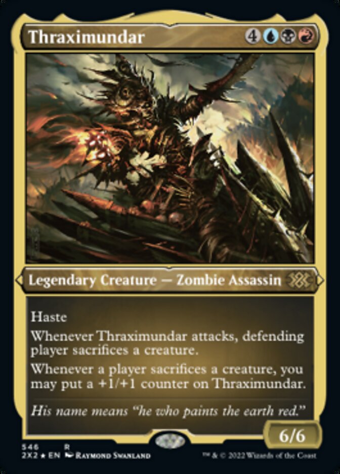 Thraximundar (Foil Etched) [Double Masters 2022] | Pegasus Games WI