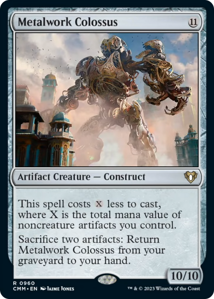 Metalwork Colossus [Commander Masters] | Pegasus Games WI