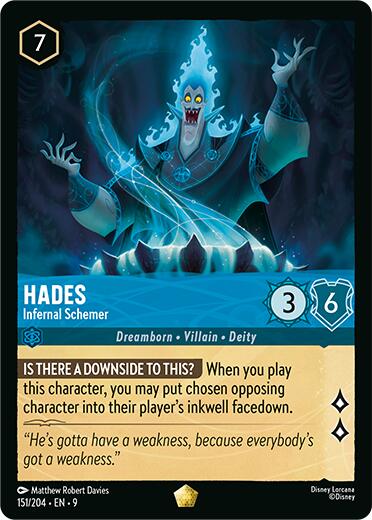Hades - Infernal Schemer (151/204) [Fabled] | Pegasus Games WI