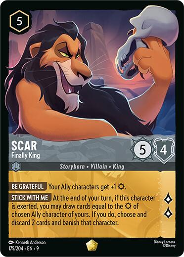 Scar - Finally King (175/204) [Fabled] | Pegasus Games WI