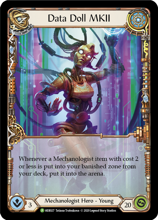 Data Doll MKII [HER027] (Promo)  Cold Foil | Pegasus Games WI