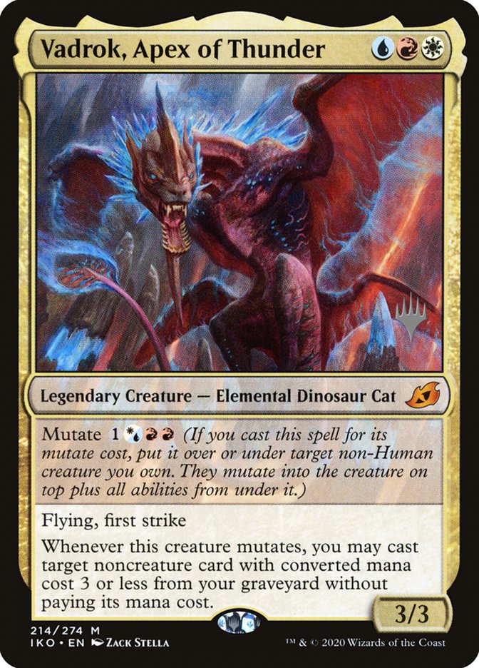 Vadrok, Apex of Thunder (Promo Pack) [Ikoria: Lair of Behemoths Promos] | Pegasus Games WI