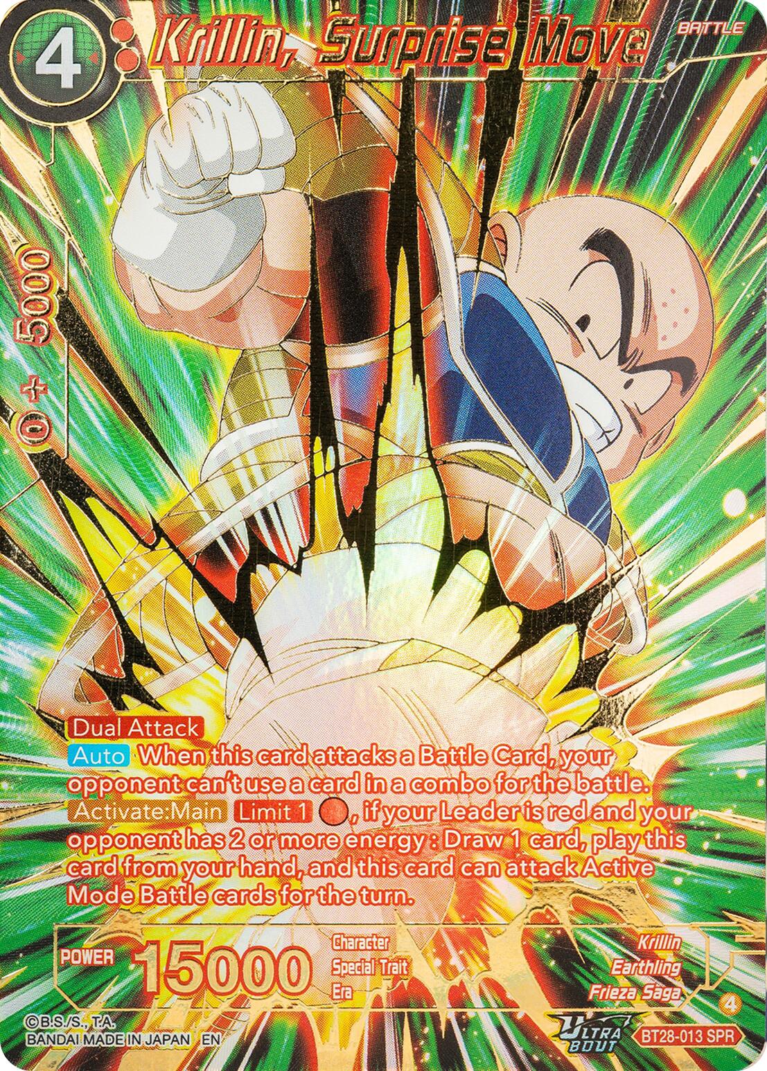 Krillin, Surprise Move (BT28-013) [Prismatic Clash] | Pegasus Games WI