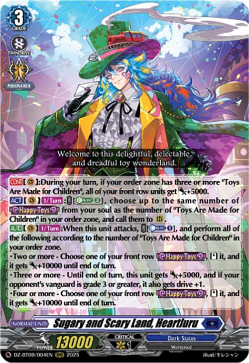 Sugary and Scary Land, Heartluru (DZ-BT09/004EN) [Super Brave Detonation] | Pegasus Games WI