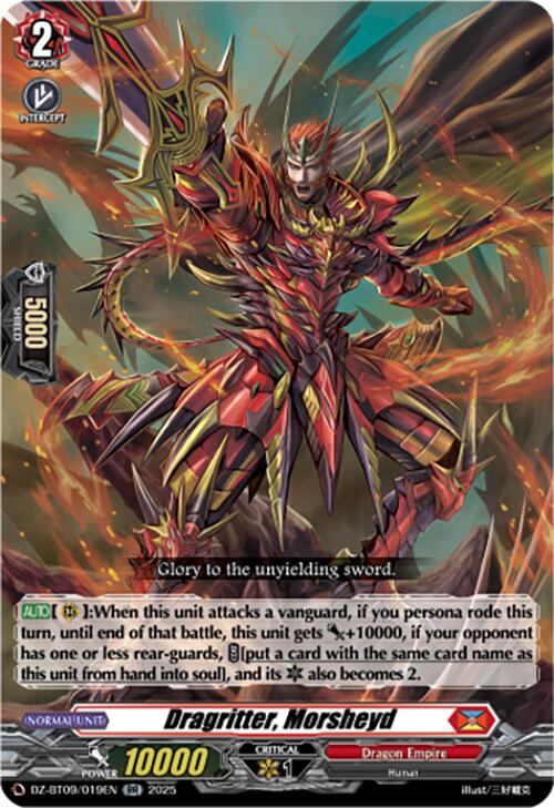 Dragritter, Morsheyd (DZ-BT09/019EN) [Super Brave Detonation] | Pegasus Games WI