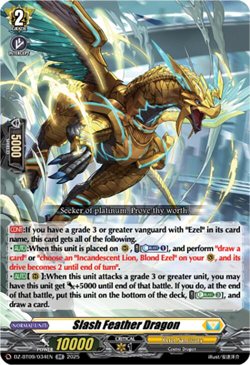 Slash Feather Dragon (DZ-BT09/034EN) [Super Brave Detonation] | Pegasus Games WI