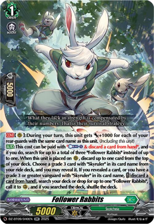 Follower Rabbits (DZ-BT09/040EN) [Super Brave Detonation] | Pegasus Games WI