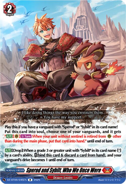 Sperod and Sybilt, Who We Once Were (DZ-BT09/045EN) [Super Brave Detonation] | Pegasus Games WI
