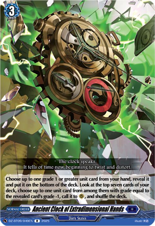 Ancient Clock of Extradimensional Hands (DZ-BT09/049EN) [Super Brave Detonation] | Pegasus Games WI