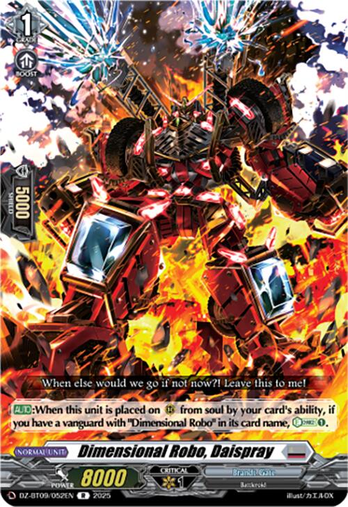 Dimensional Robo, Daispray (DZ-BT09/052EN) [Super Brave Detonation] | Pegasus Games WI