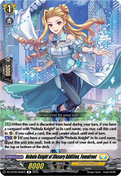 Nebula Knight of Illusory Addition, Fomalroot (DZ-BT09/058EN) [Super Brave Detonation] | Pegasus Games WI