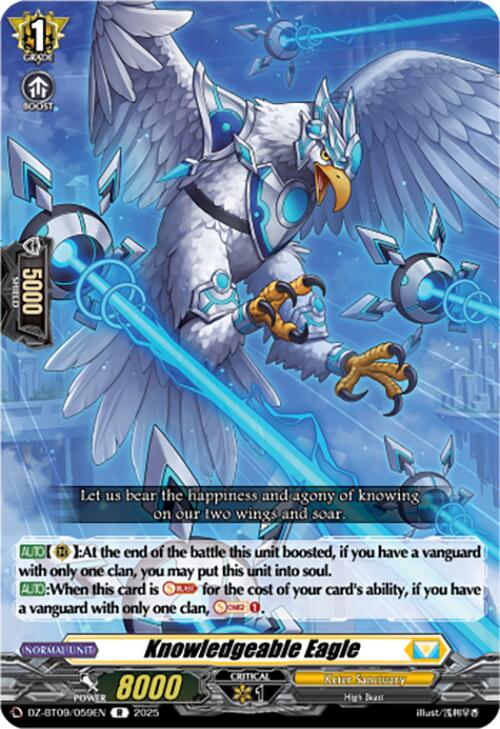 Knowledgeable Eagle (DZ-BT09/059EN) [Super Brave Detonation] | Pegasus Games WI