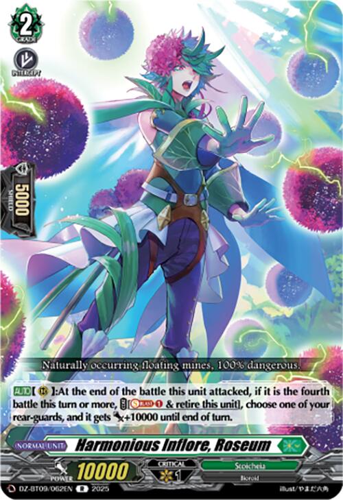 Harmonious Inflore, Roseum (DZ-BT09/062EN) [Super Brave Detonation] | Pegasus Games WI
