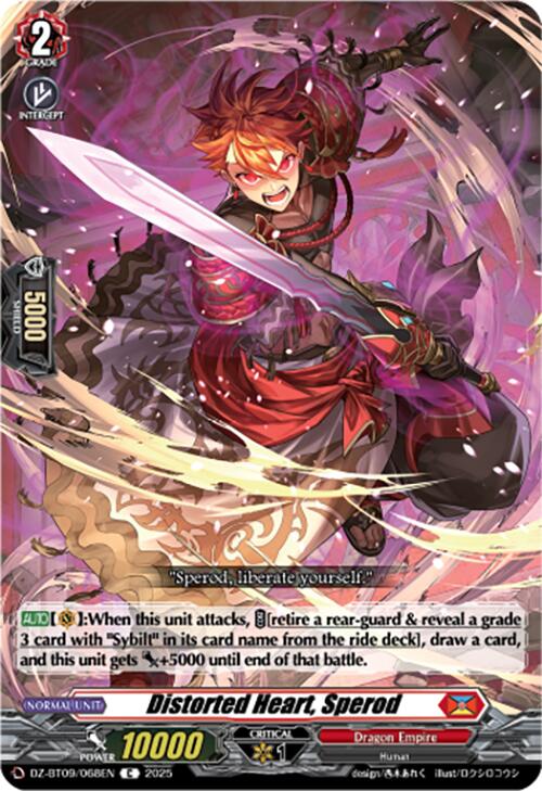 Distorted Heart, Sperod (DZ-BT09/068EN) [Super Brave Detonation] | Pegasus Games WI