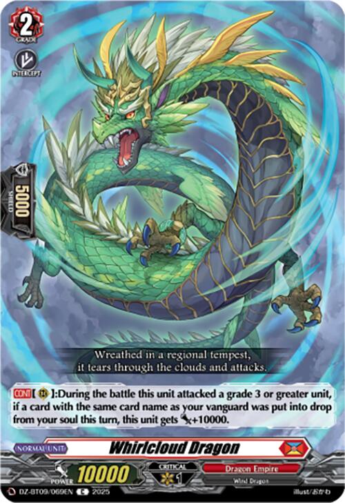 Whirlcloud Dragon (DZ-BT09/069EN) [Super Brave Detonation] | Pegasus Games WI