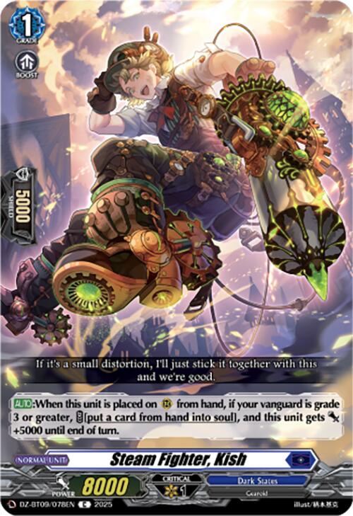 Steam Fighter, Kish (DZ-BT09/078EN) [Super Brave Detonation] | Pegasus Games WI