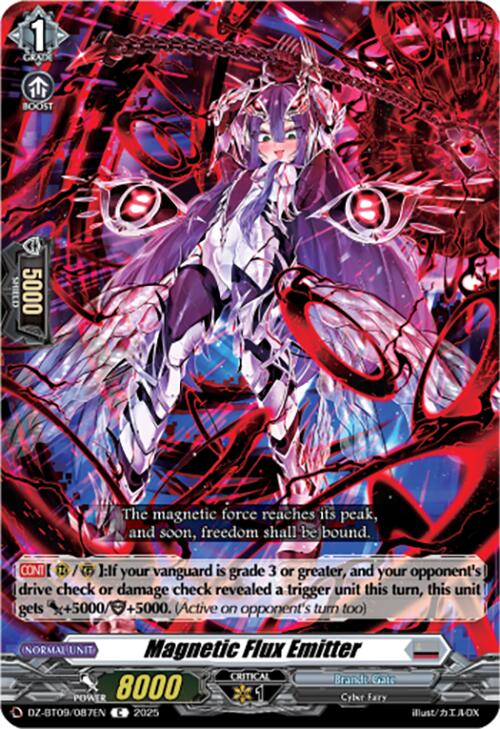 Magnetic Flux Emitter (DZ-BT09/087EN) [Super Brave Detonation] | Pegasus Games WI