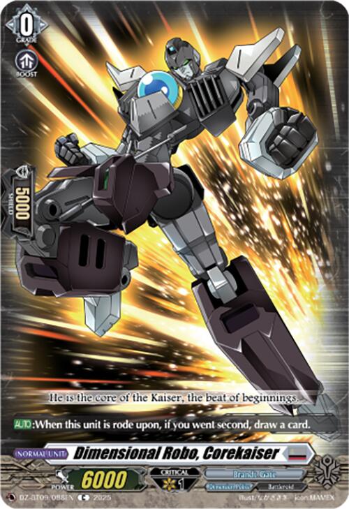 Dimensional Robo, Corekaiser (DZ-BT09/088EN) [Super Brave Detonation] | Pegasus Games WI