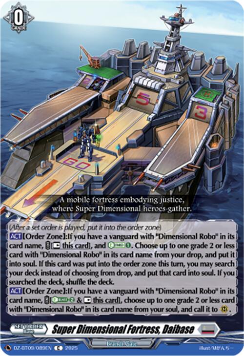 Super Dimensional Fortress, Daibase (DZ-BT09/089EN) [Super Brave Detonation] | Pegasus Games WI