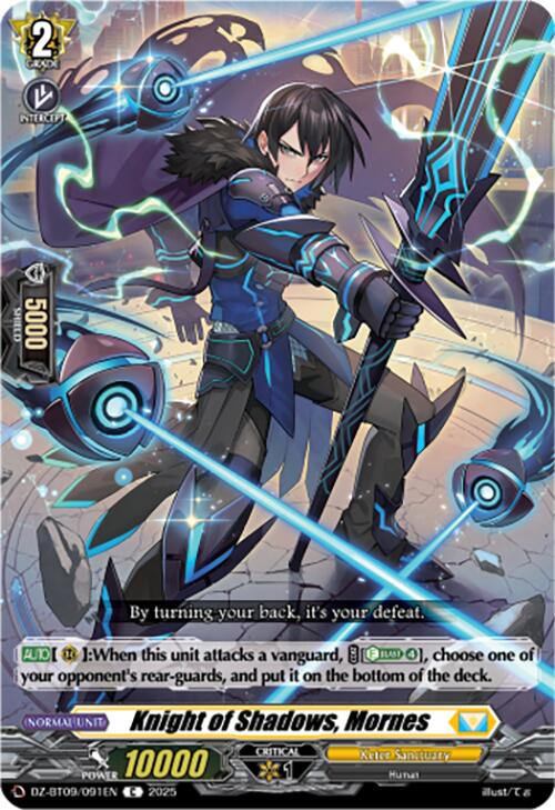 Knight of Shadows, Mornes (DZ-BT09/091EN) [Super Brave Detonation] | Pegasus Games WI