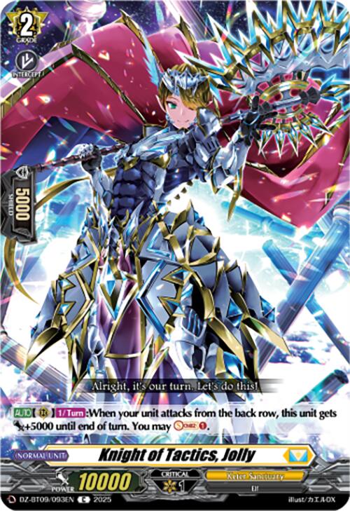 Knight of Tactics, Jolly (DZ-BT09/093EN) [Super Brave Detonation] | Pegasus Games WI