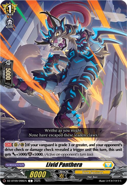 Livid Panthera (DZ-BT09/096EN) [Super Brave Detonation] | Pegasus Games WI
