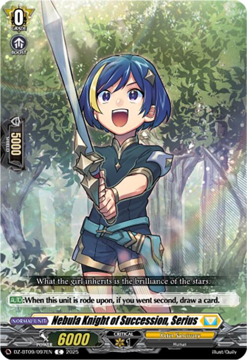 Nebula Knight of Succession, Serius (DZ-BT09/097EN) [Super Brave Detonation] | Pegasus Games WI